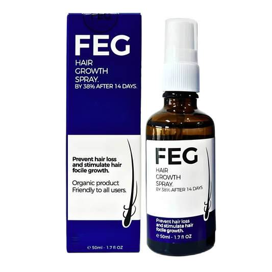 FEG PLUS Hair &amp; Beard Growth Serum Spray 50ml | 22% Seaweed
