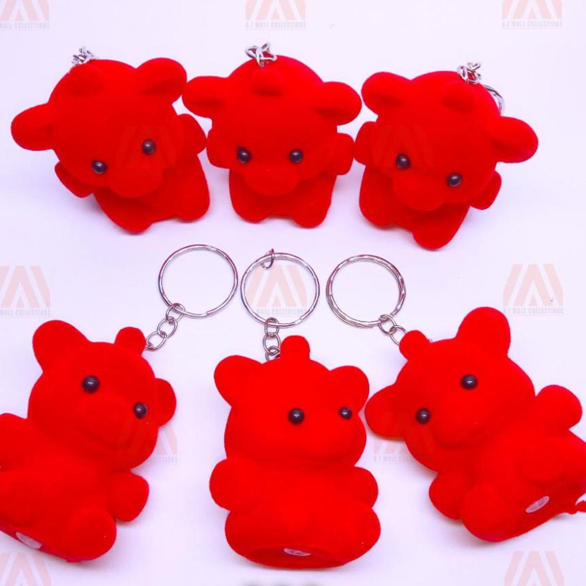 01 PCs Cute Key Chain Teddy Cherry | Small Red Bear Key