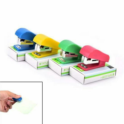 Pack of 2 Mini Staplers with Pins Compact, Smooth, and High-Quality
