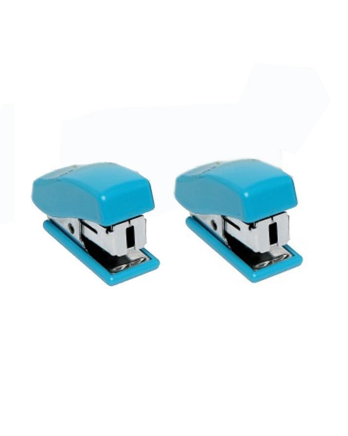 Pack of 2 Mini Staplers with Pins Compact, Smooth, and High-Quality