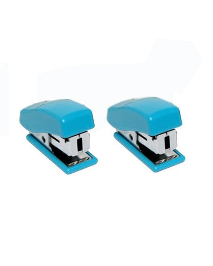 Pack of 2 Mini Staplers with Pins Compact, Smooth, and High-Quality