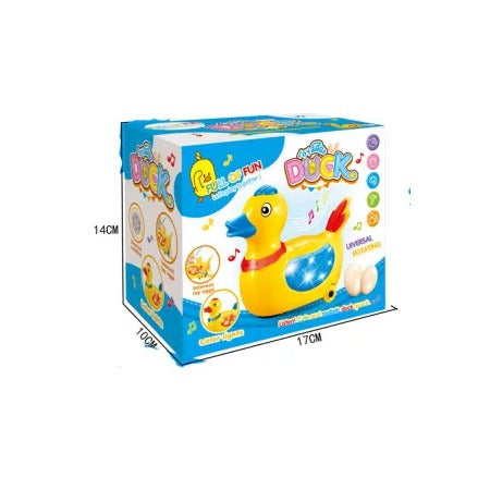 Musical Electric Lay Eggs Duck Toys For Kids and Boys - Battery