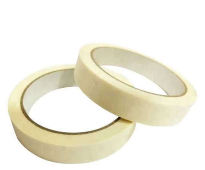 1 Inch Paper Masking Tape 15 Yards, Strong Adhesion, Clean Removal, - CheckNpays