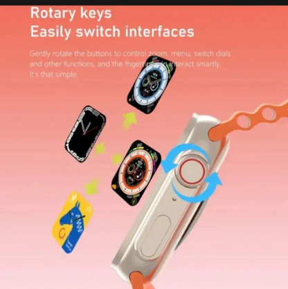 7-in-1 Ultra Smart Watch Advanced Multi-Feature Fitness Tracker with Heart Rate