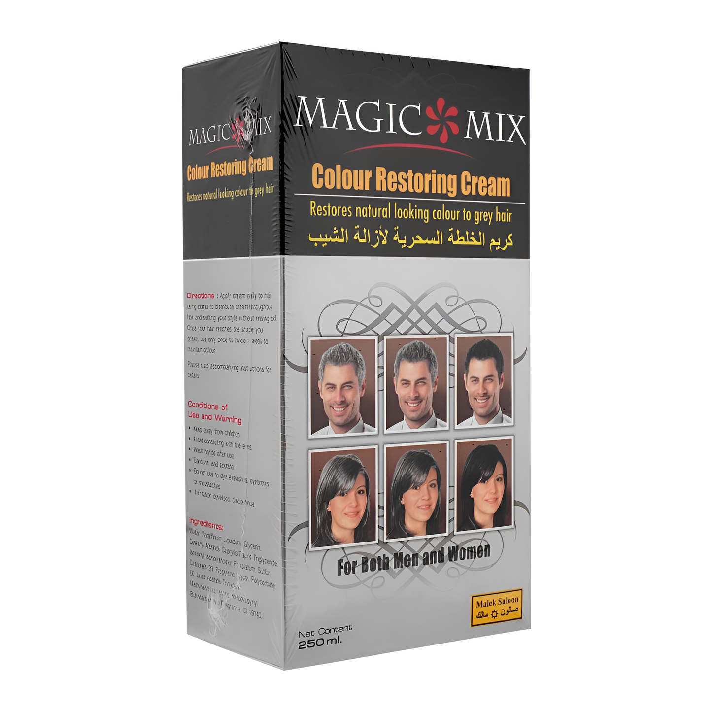Magic Mix Colour Restoring Cream Natural Black Hair Treatment, 250ml |