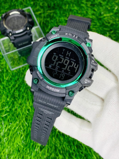 Waterproof Men's Digital Sports Watch Mens' Stylish Sport Watch (Without Box) - CheckNpays