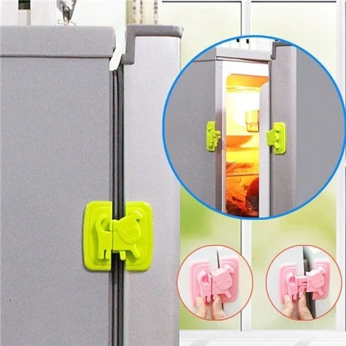 01 PCs Cute Dog Shape Cartoon Cabinet Door Child Safe Lock Refrigerator