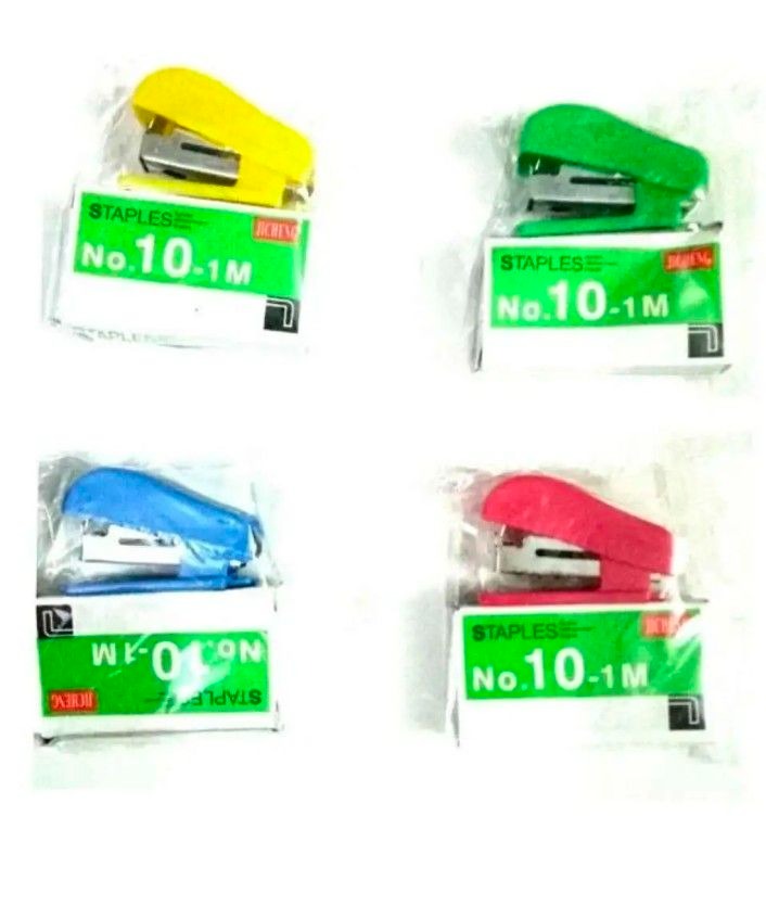 Pack of 2 Mini Staplers with Pins Compact, Smooth, and High-Quality