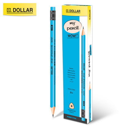 My Pencil with Eraser Pack of 12 | Smooth Writing, Durable,
