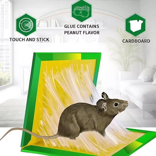 Mouse Glue Trap Strong Adhesive Rat Glue Board &amp; Rodent Catcher