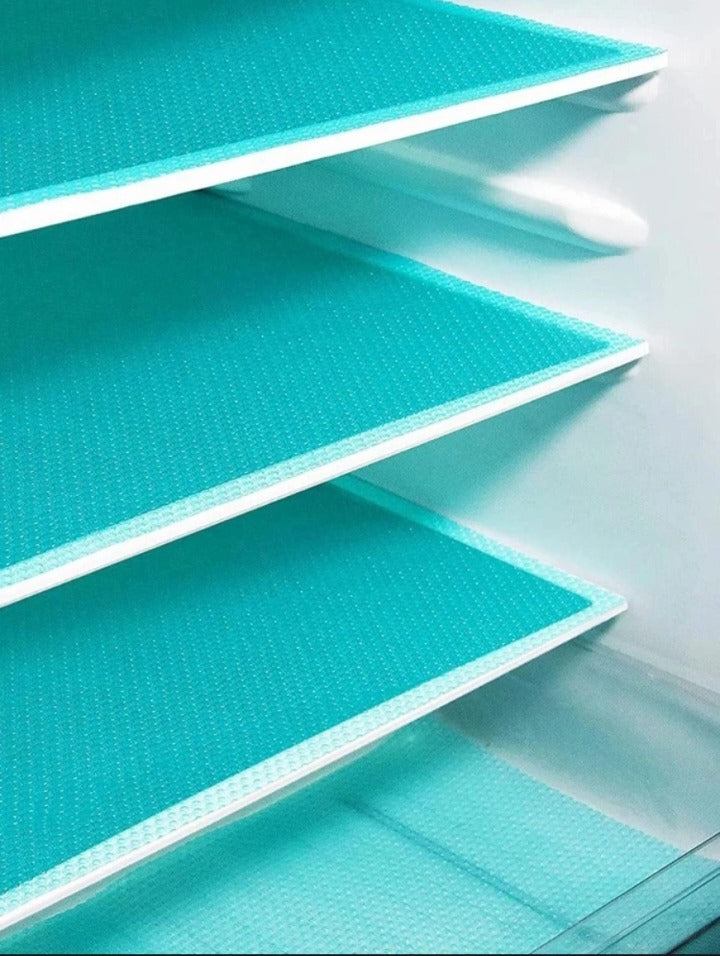 Anti-Slip Fridge Sheet Roll 45x150cm Spill-Proof Refrigerator Liner for Organized