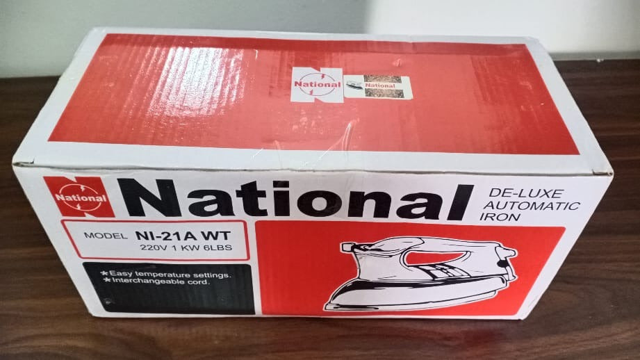 (NW000430) National IRON Supreme De-Luxe Automatic Model no NI-21AWT