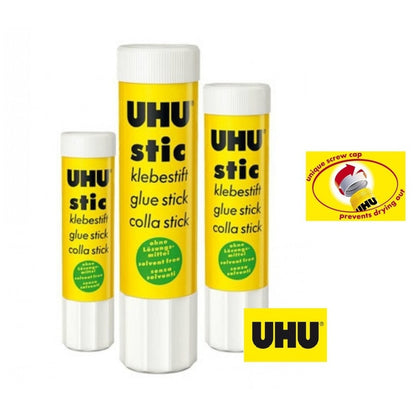 UHU Glue Stick Reliable and mess-free, this 40g original adhesive is - CheckNpays