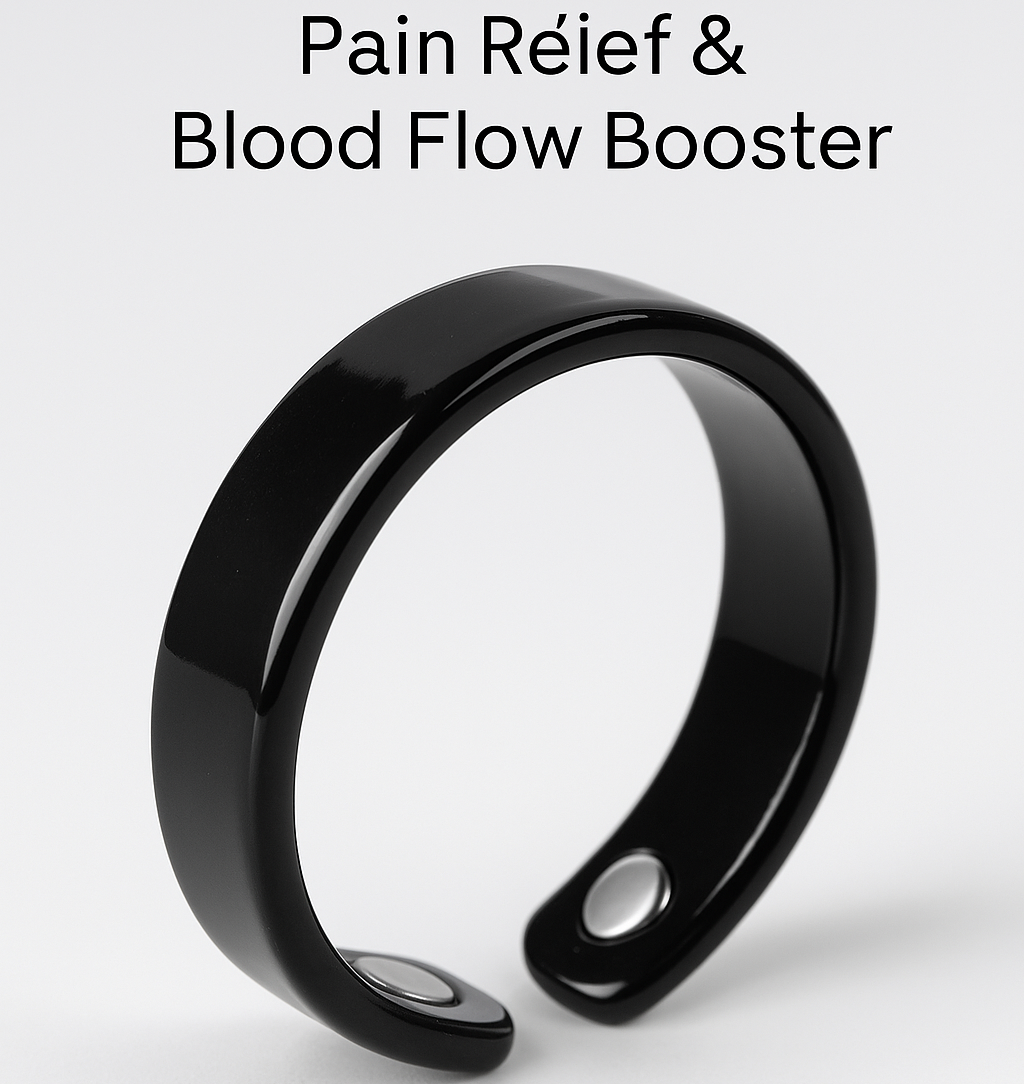01 PCs Magnetic Health Ring Pain Relief &amp; Blood Flow Booster