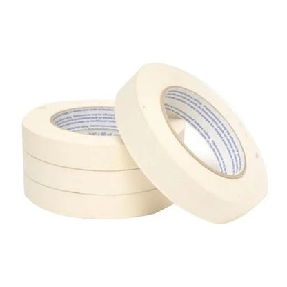 1 Inch Paper Masking Tape 15 Yards, Strong Adhesion, Clean Removal, - CheckNpays