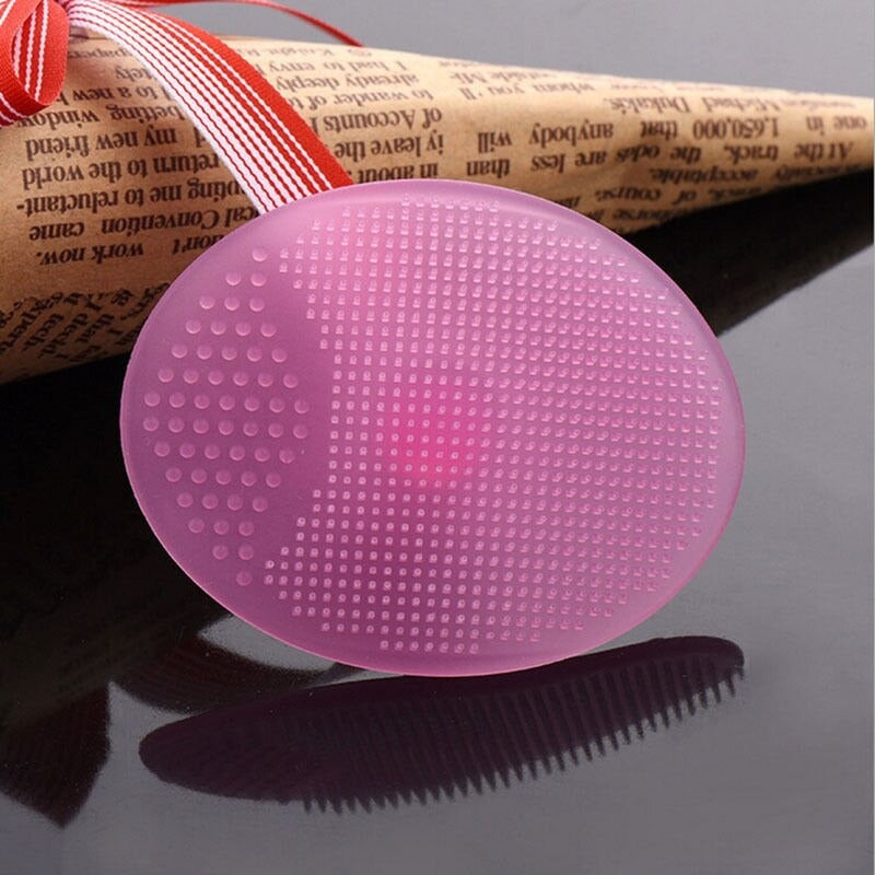 Soft Silicone Face Cleansing Brush Pad Gentle Facial Washing &amp; Exfoliating