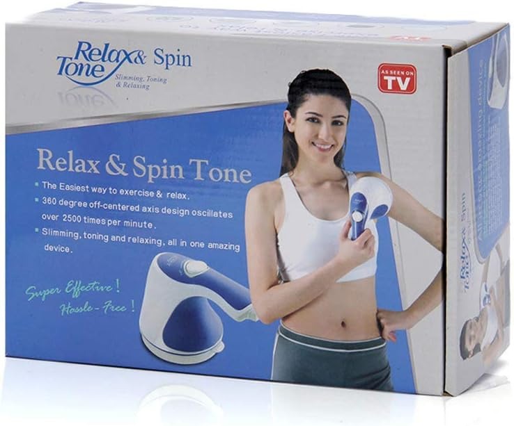4 in 1 Relax &amp; Spin Tone Vibration Electric Massager | Electronic