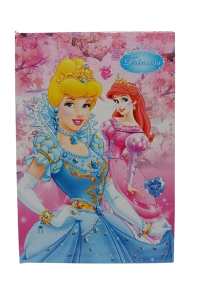 Princess, Frozen &amp; Sofia Cover Fancy Lock Spiral Binding Diary Medium