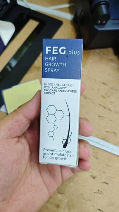FEG Plus Hair Growth Spray Stimulate Follicles, Reduce Hair Fall, and