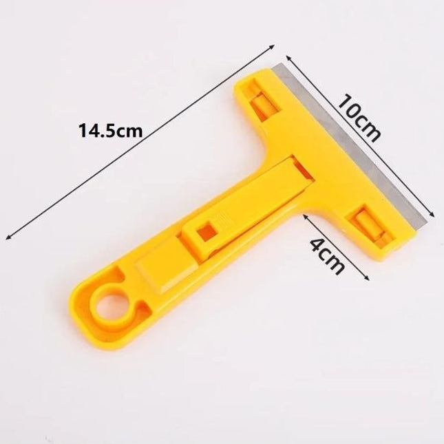 Heavy-Duty Razor Blade Scraper Tool for Removing Labels, Stickers, Caulk, Adhesive &amp;