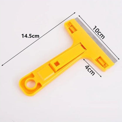 Heavy-Duty Razor Blade Scraper Tool for Removing Labels, Stickers, Caulk, Adhesive &amp;