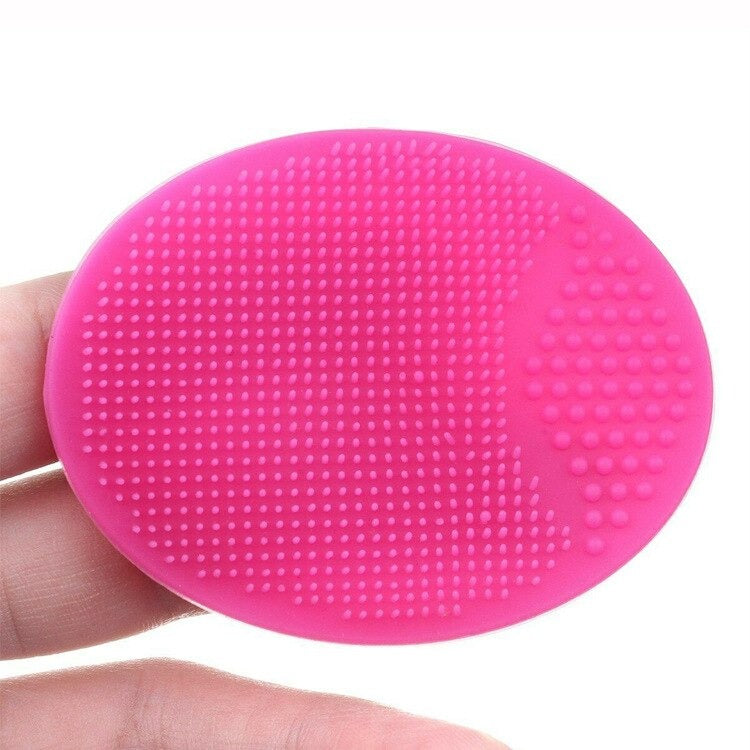 Soft Silicone Face Cleansing Brush Pad Gentle Facial Washing &amp; Exfoliating