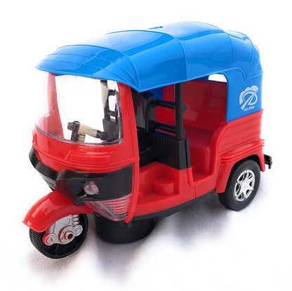 Musical Electric Tricycle Rickshaw Toy for Kids Battery Operated with Front