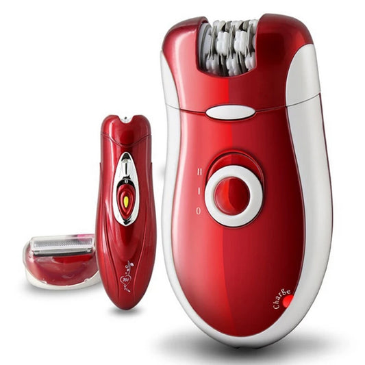 Kemei KM-3068 - Rechargeable 3-in-1 Epilator Hair Removal Device for Women