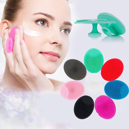 Soft Silicone Face Cleansing Brush Pad Gentle Facial Washing &amp; Exfoliating