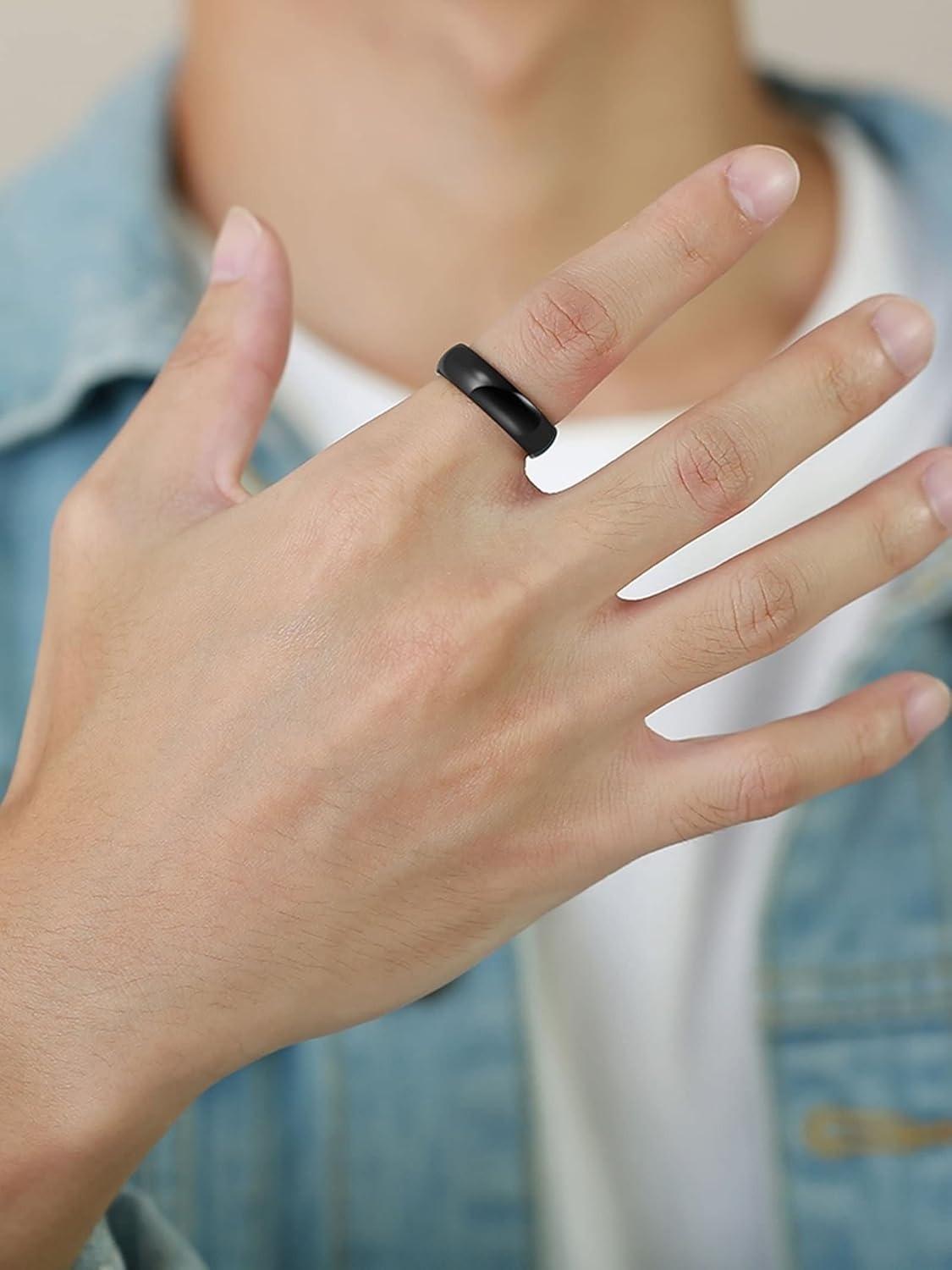 01 PCs Magnetic Health Ring Pain Relief &amp; Blood Flow Booster