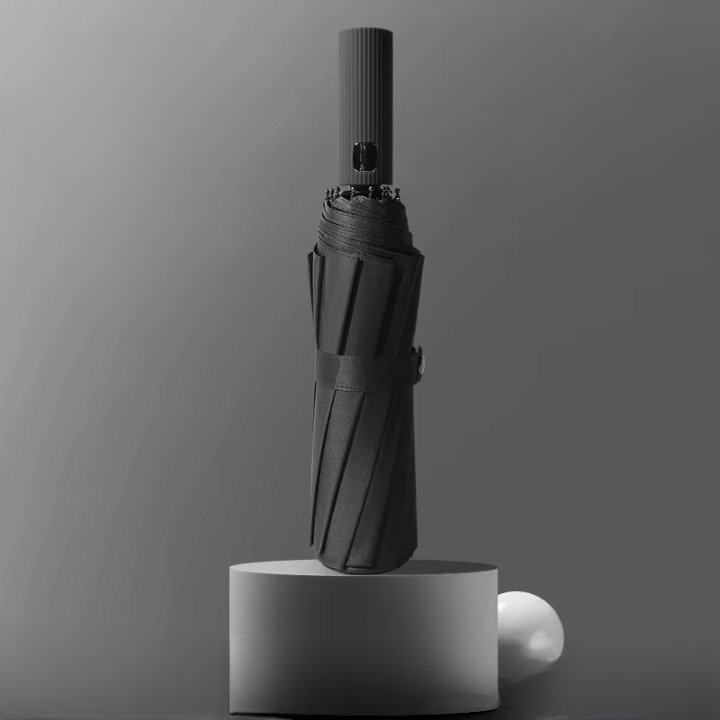 Compact Travel Umbrella with Windproof Design Gray Ghana - CheckNpays