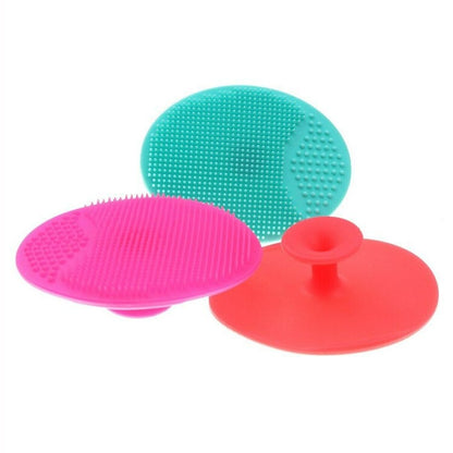 Soft Silicone Face Cleansing Brush Pad Gentle Facial Washing &amp; Exfoliating
