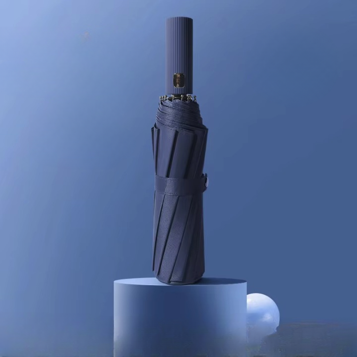 Compact Travel Umbrella with Windproof Design Gray Ghana - CheckNpays