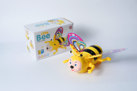 Battery Operated Light Sound Musical Crawling Bee Toy for Toddler Kids Boys