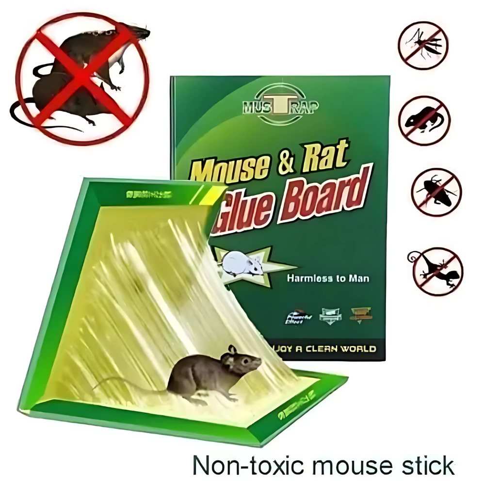 Mouse Glue Trap Strong Adhesive Rat Glue Board &amp; Rodent Catcher