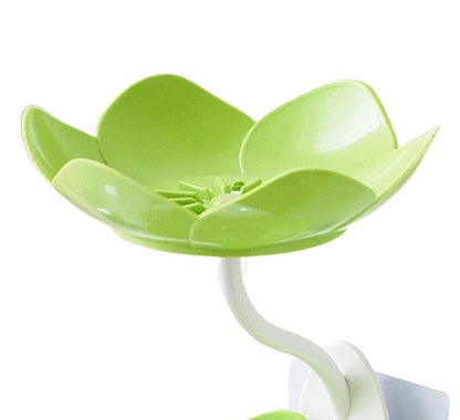 Lotus Flower Wall-Mounted Soap Holder Self-Draining Bathroom &amp; Kitchen Organizer
