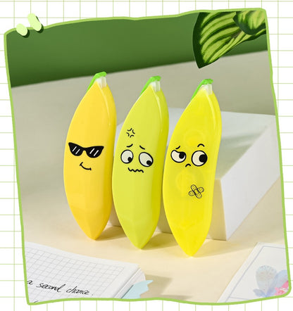 Banana Shaped Correction Tape Fun &amp; Portable Eraser Tool for Paper,