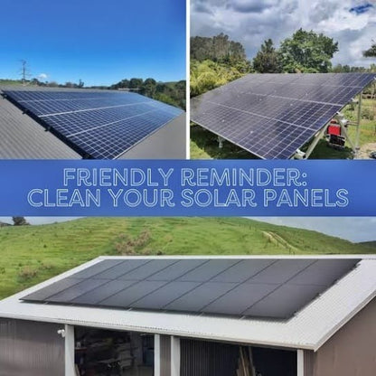 6ft Extendable  Steel Solar Panel Cleaning Brush with Water Flow System Long