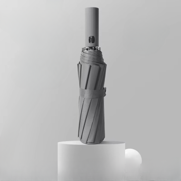 Compact Travel Umbrella with Windproof Design Gray Ghana - CheckNpays