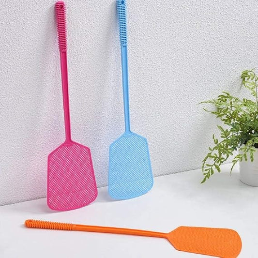 Pack of 6 Telescopic Stainless Steel Fly Swatter Long Handle Mosquito
