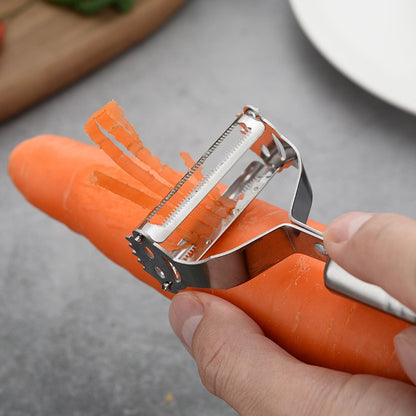 1 Set Stainless Steel Peeler &amp; Slicer Multi-Function Vegetable &amp; Fruit