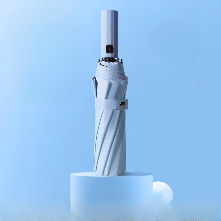 Compact Travel Umbrella with Windproof Design Gray Ghana - CheckNpays