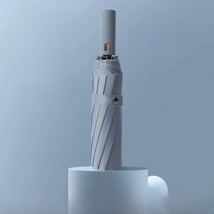 Compact Travel Umbrella with Windproof Design Gray Ghana - CheckNpays