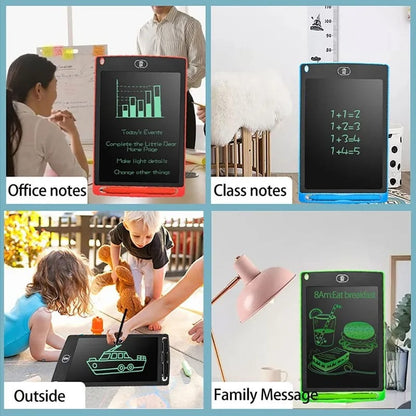 Multi-Color LCD Writing Tablet | Multi-Color Digital Drawing Pad | Erasable E-Writer
