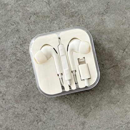 Apple Ear Headphones Wired Earphone for iPhone Microphone Ear Phone - Hands-Free