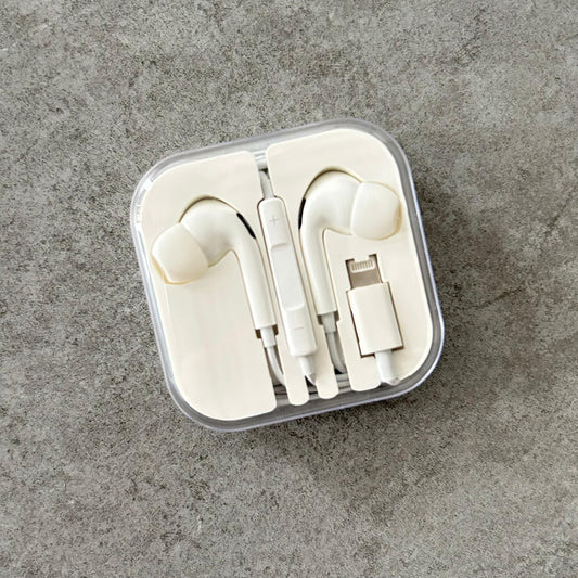 Apple Ear Headphones Wired Earphone for iPhone Microphone Ear Phone - Hands-Free