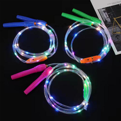 Lighting Jump Skipping Rope LED Fitness Rope for Kids &amp; Adults, - CheckNpays