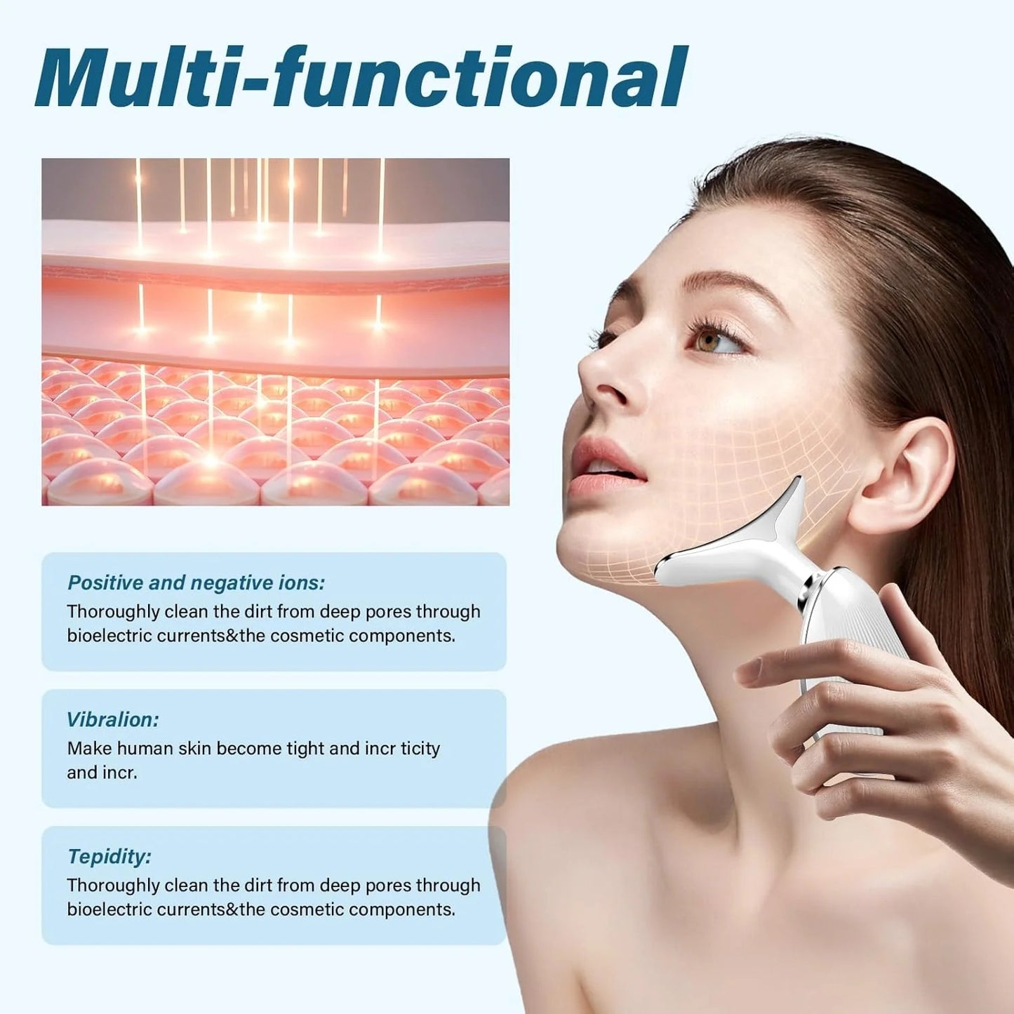 ES-1081 Massager Intense Pulsed Light Wrinkles Reducing Instrument - ESX - Anti