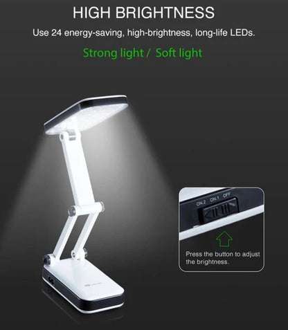 DP Led Light Rechargeable and Fashionable Folding Design SMD LED Desk Lamp