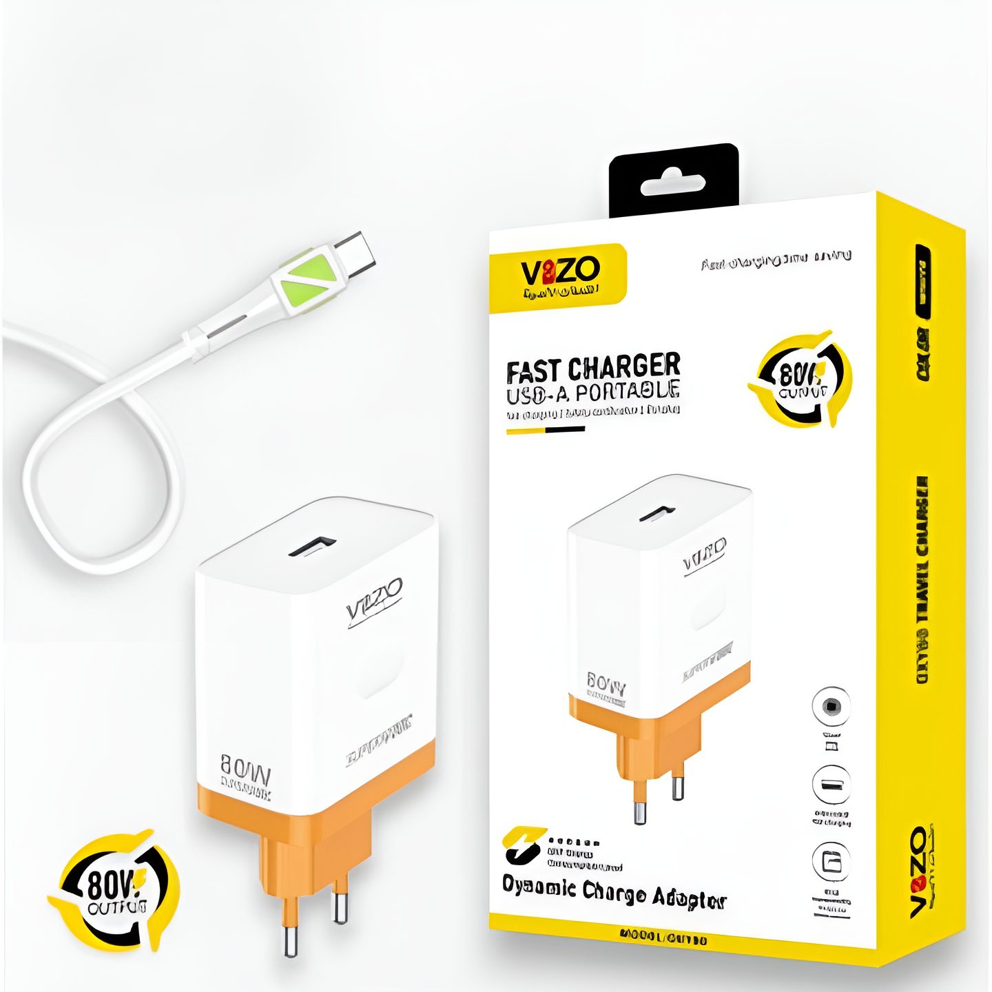 Oxy 80 Universal Fast Charger with 80W Output | Best Quality